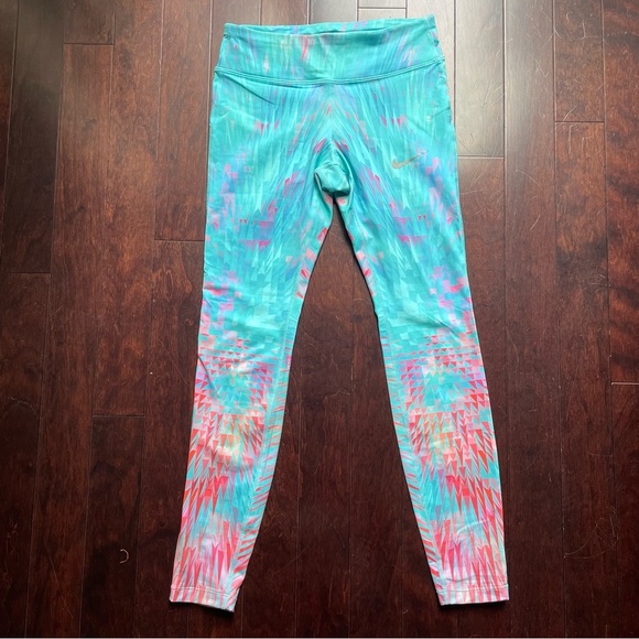 Nike Pants - Women’s Nike Epic Lux Leggings Pants Pink Blue Multicolor Dri-fit Size Small